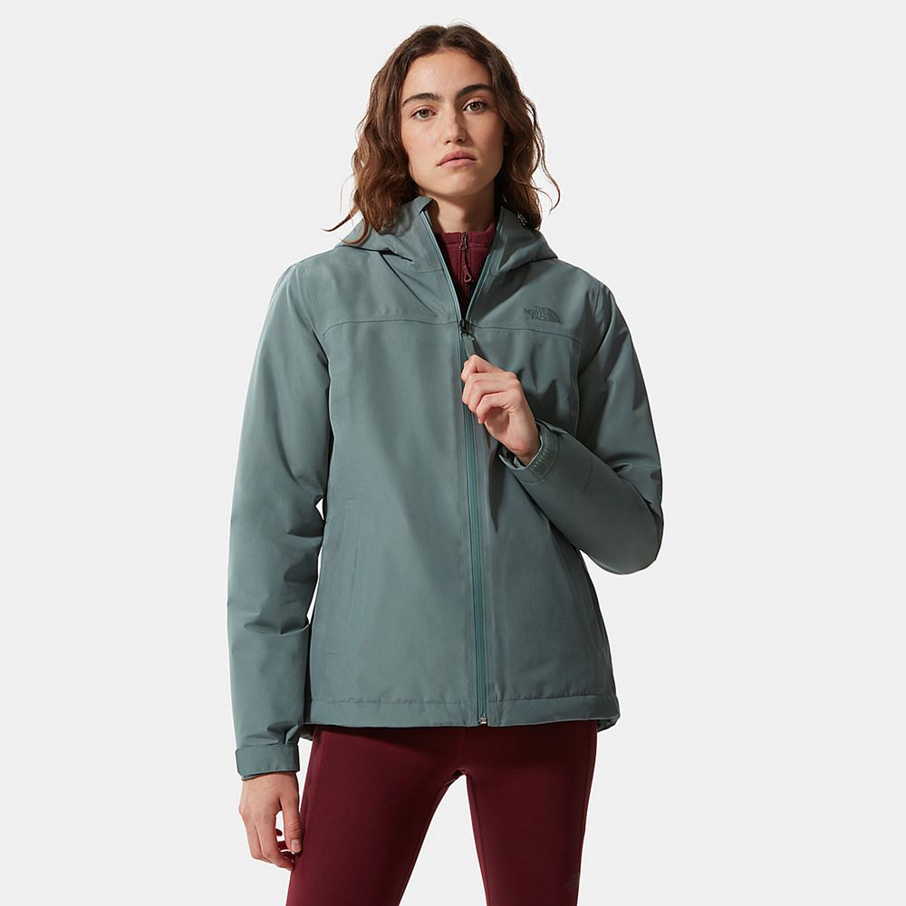 The North Face Insulated Jacket Womens Australia - The North Face Dryzzle Futurelight™ Green Hiking